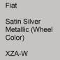Preview: Fiat, Satin Silver Metallic (Wheel Color), XZA-W.